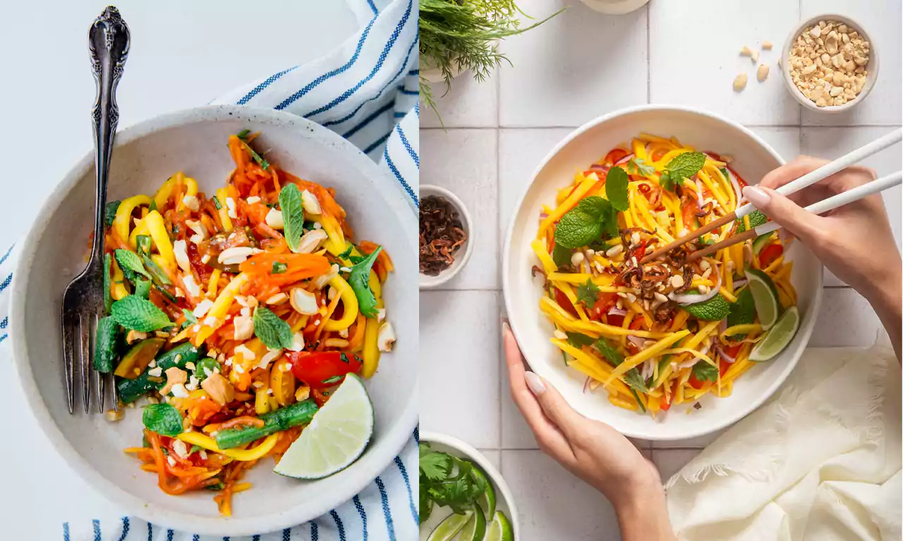 Royal Thai Papaya and Mango Salad Recipe